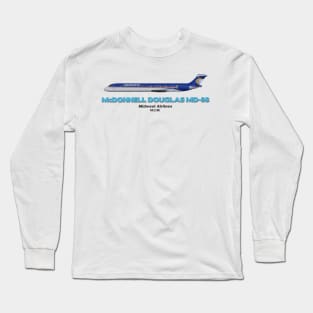 McDonnell Douglas MD-88 - Midwest Airlines Long Sleeve T-Shirt